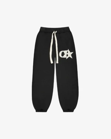 Black Cole Buxton CB Star Sweatpants