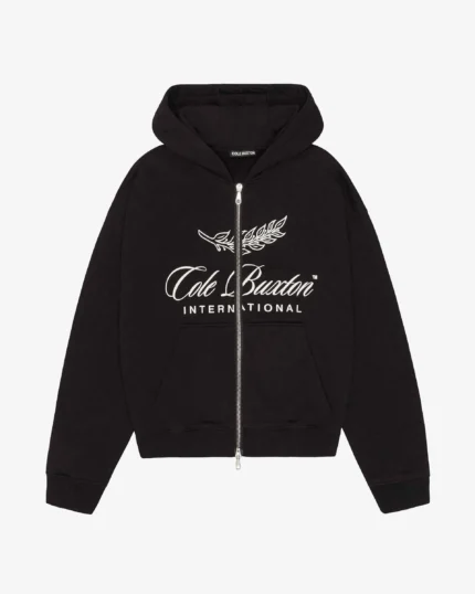 Black Cole Buxton International Zipped Hoodie