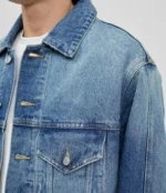 Blue Cole Buxton Cropped Denim Jacket