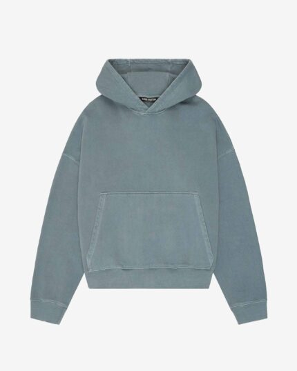 Cole Buxton Cropped Washed Green Hoodie