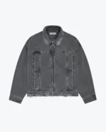 Cole Buxton Distressed Carpenter Jacket Washed Black