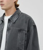 Cole Buxton Distressed Carpenter Jacket Washed Black