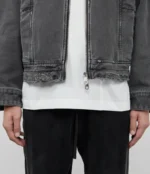 Cole Buxton Distressed Carpenter Jacket Washed Black