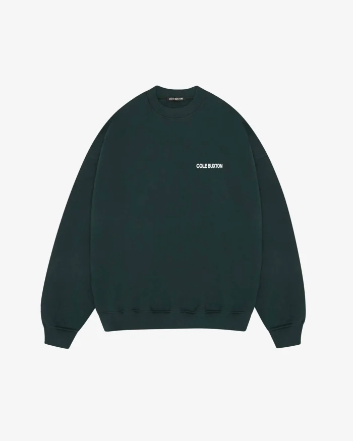 Cole Buxton Forest Green Sweatshirt