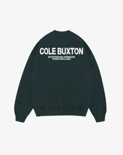 Cole Buxton Forest Green Sweatshirt