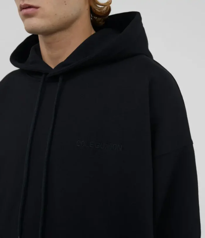 Cole Buxton Heavyweight Warm Up Black Hoodie