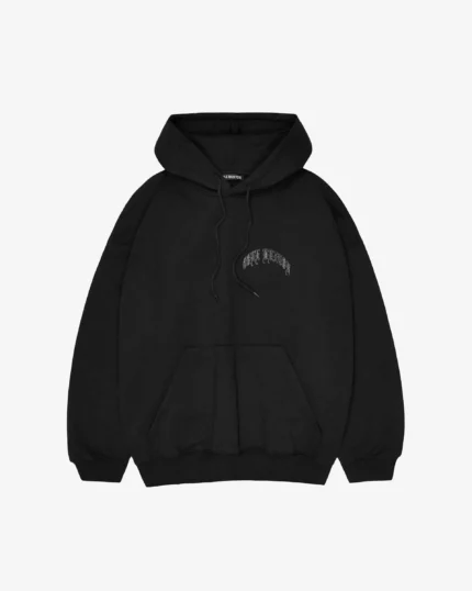 Cole Buxton Old English Hoodie Vintage Black