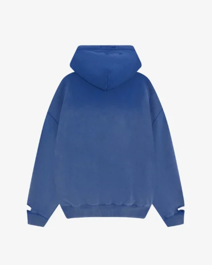 Cole Buxton Pocket Fade Hoodie Washed Blue