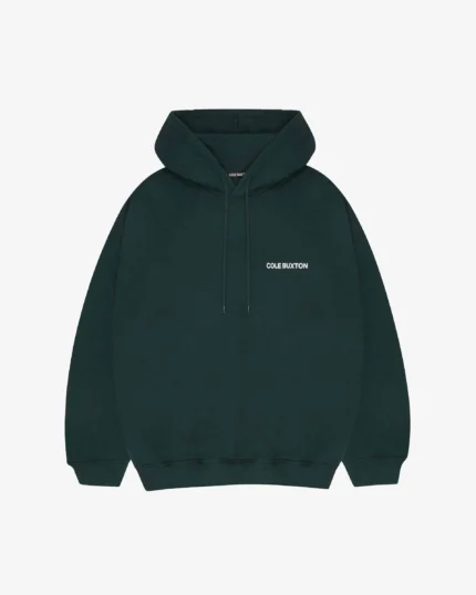 Cole Buxton Sportswear Forest Green Hoodie