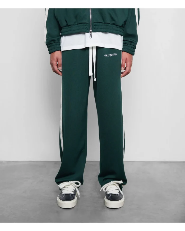 Brown Cole Buxton Hand Embroidery Track Pants