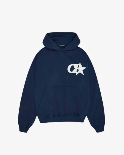 Navy Cole Buxton Star Hoodie