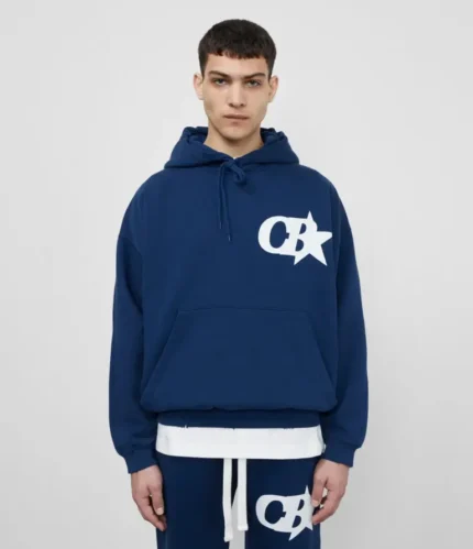 Navy Cole Buxton Star Hoodie