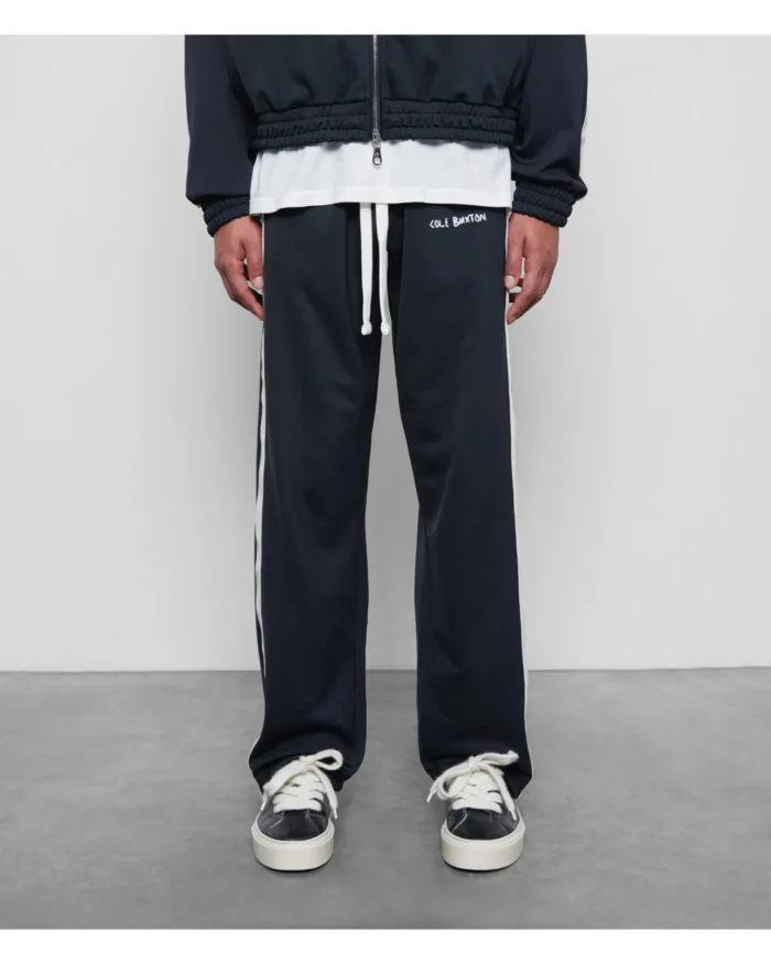 Brown Cole Buxton Hand Embroidery Track Pants