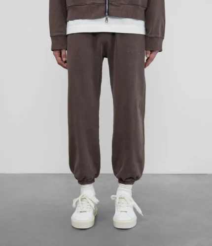 Washed Brown Cole Buxton Warm Up Sweatpants