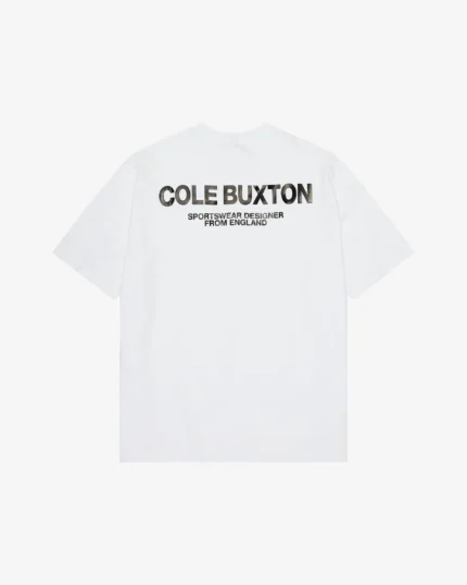 White Cole Buxton Sportswear T-shirt