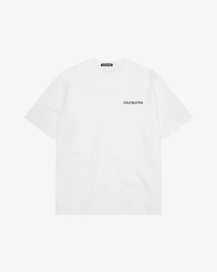 White Cole Buxton Sportswear T-shirt